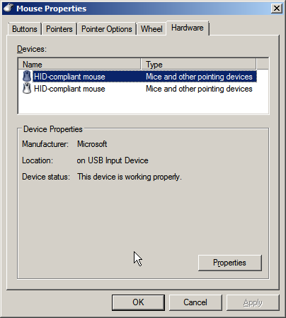 hid compliant mouse driver download